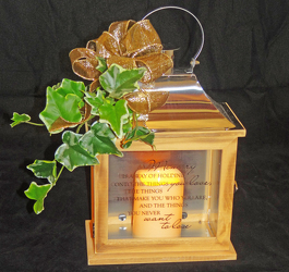 Memorial Lantern - Medium Brown from Fields Flowers in Ashland, KY