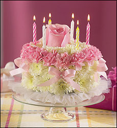 Birthday Flower Cake