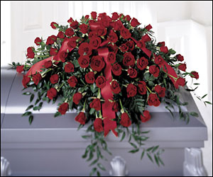 Dearly Departed Casket Spray