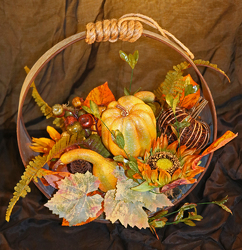 Fall Silk with Gourds from Fields Flowers in Ashland, KY