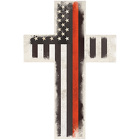 Thin Red Line Wall Cross from Fields Flowers in Ashland, KY