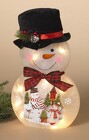 Snowman Lighted Globe from Fields Flowers in Ashland, KY