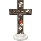 Wooden Cardinals Appear Cross from Fields Flowers in Ashland, KY