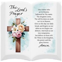 Lord’s Prayer Book Plaque from Fields Flowers in Ashland, KY
