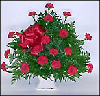 Sympathy Mache in Red from Fields Flowers in Ashland, KY