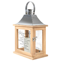 "Serenity Prayer" Memorial Lantern from Fields Flowers in Ashland, KY