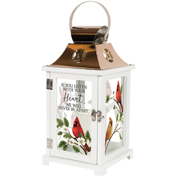 Your Heart White Lantern from Fields Flowers in Ashland, KY