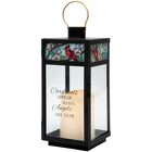 Cardinals Appear Stained Glass Top Lantern from Fields Flowers in Ashland, KY