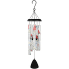 63099 Wind Chime Cardinals Appear  from Fields Flowers in Ashland, KY