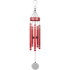 Red Art Deco Wind Chime from Fields Flowers in Ashland, KY