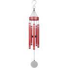 Red Art Deco Wind Chime from Fields Flowers in Ashland, KY