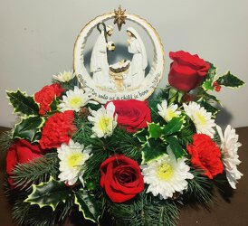 Oh Holy Night Nativity Bouqt from Fields Flowers in Ashland, KY