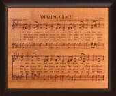 Amazing Grace Carved Cherry Framed Art from Fields Flowers in Ashland, KY
