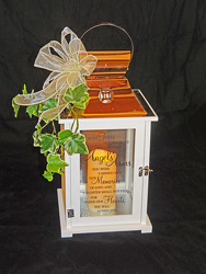 Memorial Lantern - Large White from Fields Flowers in Ashland, KY