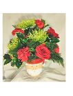 Santa Bowl Bouquet from Fields Flowers in Ashland, KY