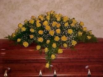 Yellow Rose and Babys Breath from Fields Flowers in Ashland, KY