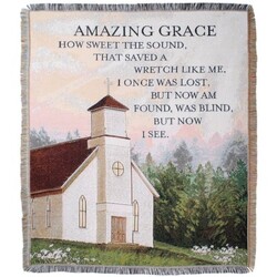 Amazing Grace Woven Throw from Fields Flowers in Ashland, KY
