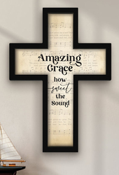 Amazing Grace Large Wall Cross from Fields Flowers in Ashland, KY