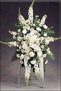 PEACE AND SYMPATHY WHITE SPRAY from Fields Flowers in Ashland, KY