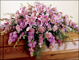 Remembrance Casket Spray from Fields Flowers in Ashland, KY