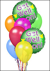 Get Well Balloon Bouquet from Fields Flowers in Ashland, KY