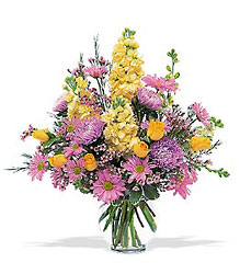 Yellow & Lavender Delight from Fields Flowers in Ashland, KY